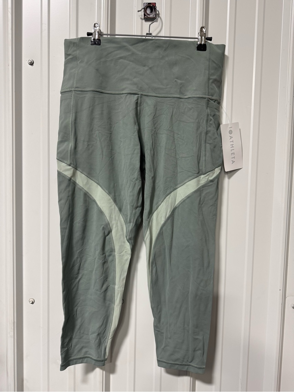 NWT Athleta Stash Pocket Colorblock 7/8 Legging Size 1x